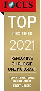 TOP Mediziner 2021 Refraktive Chirurgie & Katarakt