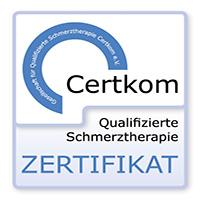 Сertkom Qualifizierte Schmerztherapie Zertifikat