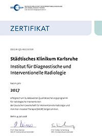 DeGIR Zertifikat Städtisches Klinikum Karlsruhe