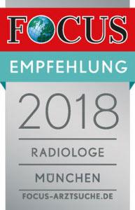 FOCUS Empfehlung 2018 Radiologie München