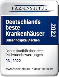 FAZ Institut Siegel "Deutschlands beste Krankenhäuser 2022"