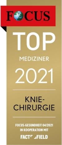 FOCUS TOP Mediziner 2021 Kniechirurgie