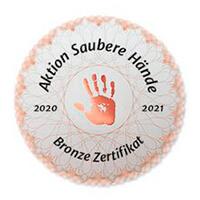 Action Saubere Hände 2020-2021 Bronze Zertifikat