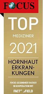 TOP Mediziner 2021 Hornhaut Erkrankungen