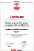 Certificate LMU München - Neurologische Klinik und Poliklinik