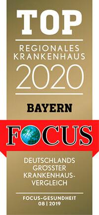 FOCUS TOP regionales Krankenhaus 2020 Bayern