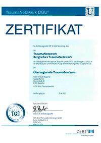 TraumaNetzwerk DGU-Helios Universitätsklinikum Wuppertal