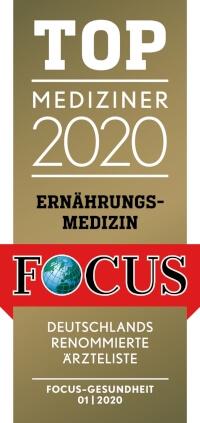 FOCUS Top Mediziner Ernährungsmedizin 2020
