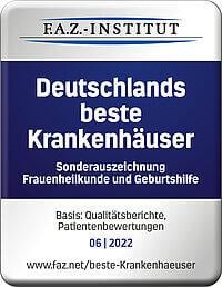 FAZ Institut Siegel Beste-Krankenhaeuser Sonderauszeichnung Frauenheilkunde und Geburtshilfe
