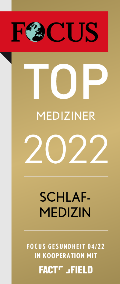 FOCUS TOP Mediziner 2022 für Schlafmedizin