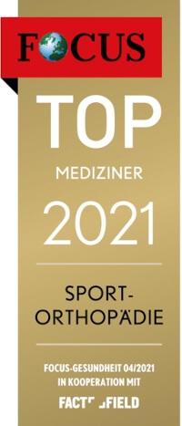 FOCUS TOP Mediziner 2021 Sportorthopädie