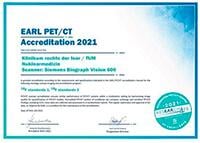 EARL PET/CT Accreditation 2021 - Scanner Siemens Biograph Vision 600