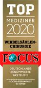 FOCUS TOP Mediziner 2020 Wirbelsäulenchirurgie