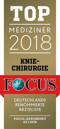 FOCUS Top Mediziner 2018 Knie-Chirurgie