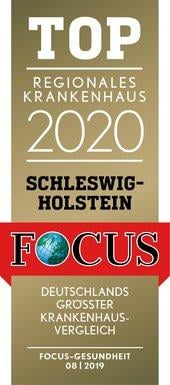 FOCUS Top Regionales Krankenhaus Schleswig-Holstein 2020
