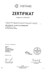 Zertifikat Knochenmarkzytologie - Klinik für Hämatologie und Onkologie, Universitätsmedizin Greifswald
