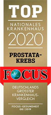 FOCUS Top nationales Krankenhaus 2020 Prostata-Krebs