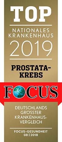FOCUS Top nationales Krankenhaus 2019 Prostatakrebs