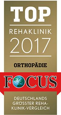 FOCUS TOP Rehaklinik 2017 Orthopädie