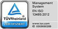 TÜV Rheinland certificate
