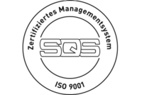 Zertifiziertes Managementsystem SQS ISO 9001 certificate