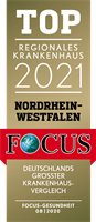 FOCUS Top regionales Krankenhaus 2021 Nordrhein-Westfalen certificate