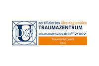 Zertifiziertes Überregionales Traumazentrum DGU certificate